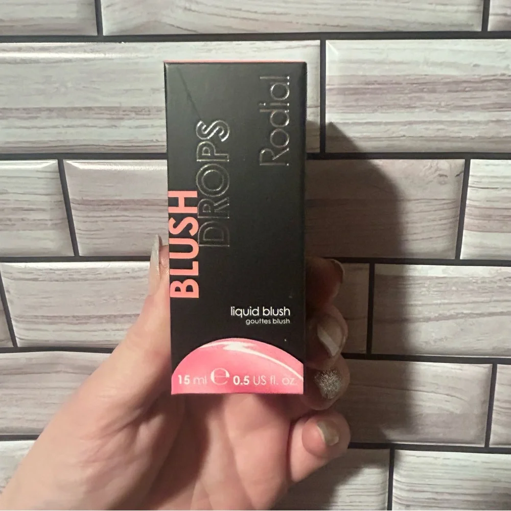 Rodial Blush Drops Liquid Blush Frosted Pink Full Size 0.5 oz